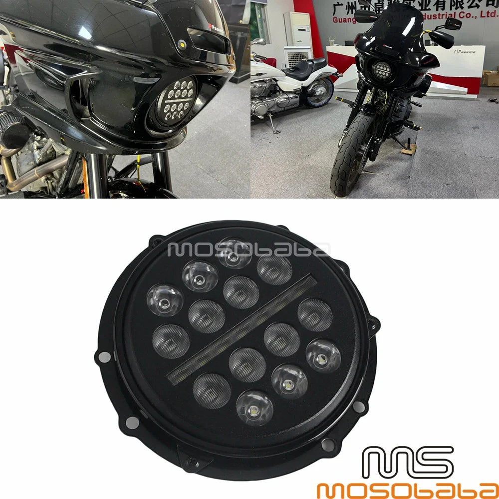 LED Headlight w/ Bracket Mount for Harley Softail Low Rider ST FXLRST (2022-Up)