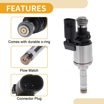 1 Pc Fuel Injector No.04E906036AF/0261500477 for Audi A3 Sportback E-Tron (2016–2018)