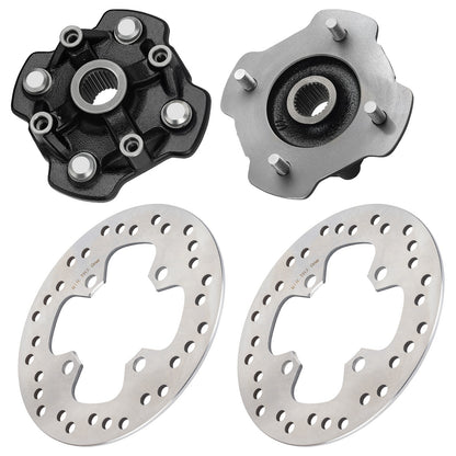 Set of 2 Front Wheel Hubs for Honda Rancher 420 Foreman 500 (2007–2019)