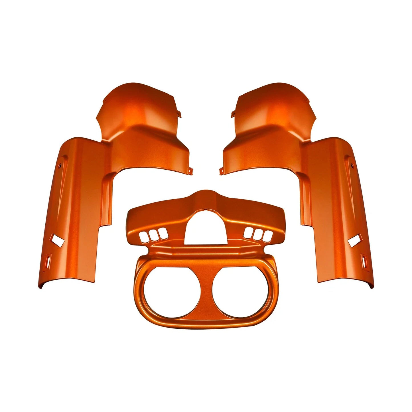 Instrument Housing for Harley Road Glide (2015-2023) Scorched Orange/Black