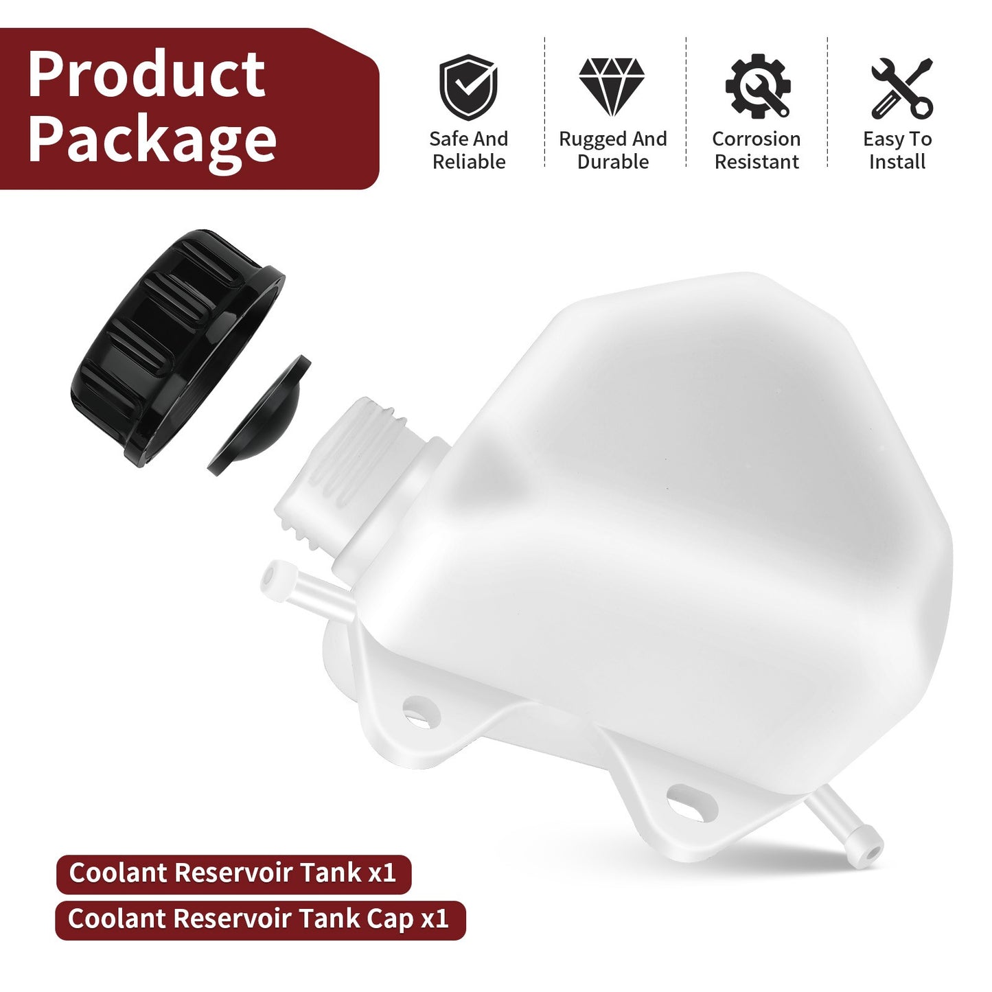 Coolant Reservoir Tank for Kawasaki KLX250 KLX250S (2006–2007)