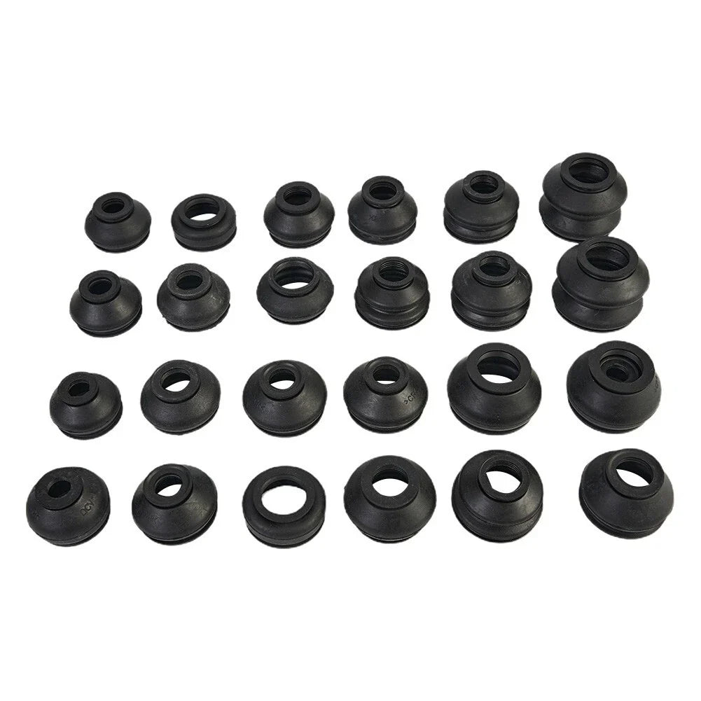 28pcs Ball Joint Boot Suspension Dust Cover for Track Tie Rod Linkage Kit