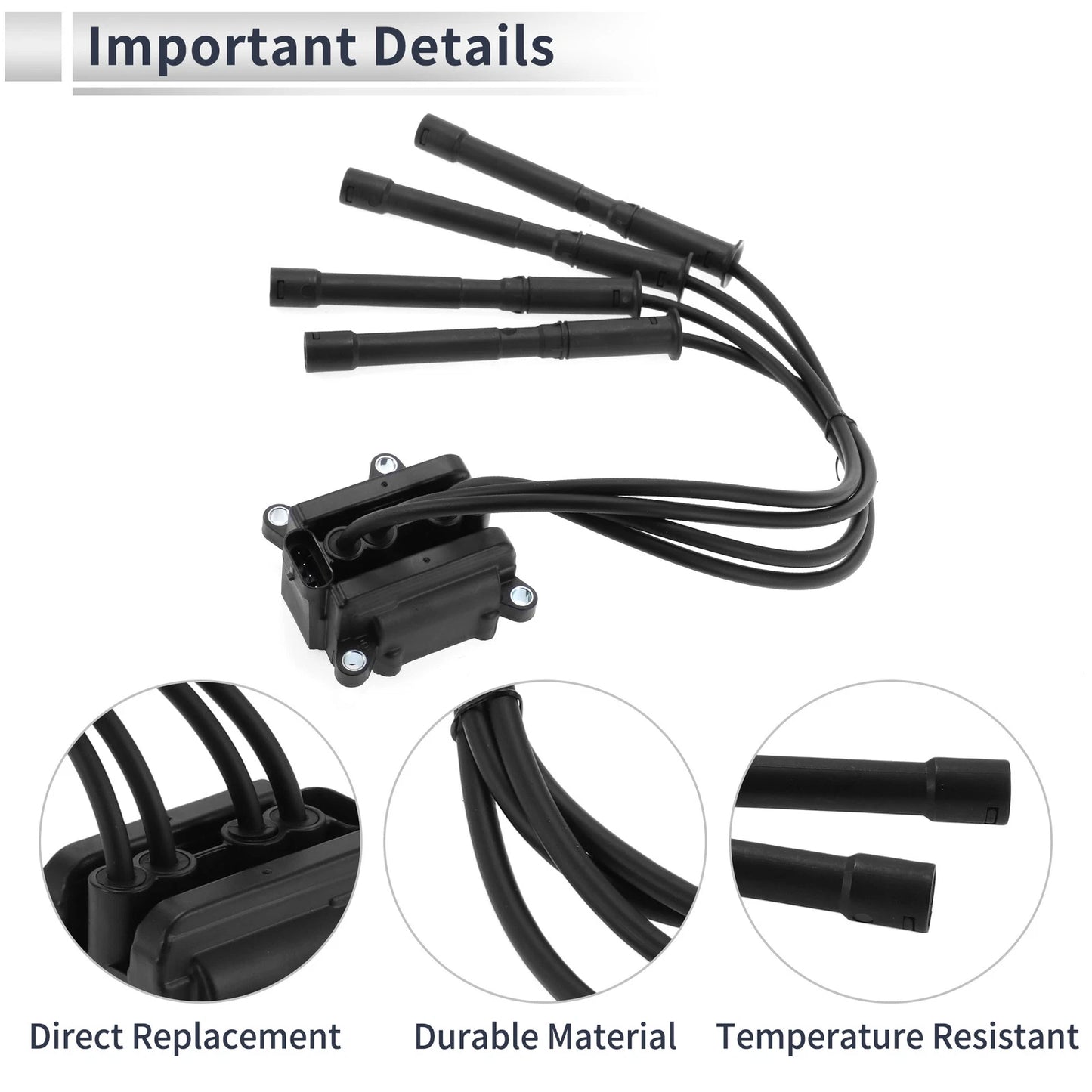 Ignition Coil Pack for Renault Kangoo (2001–2007) OE 8200051128