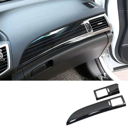 Steel Brushed Black Window Lift Panel Cover Trim for Honda Accord (2013–2017)