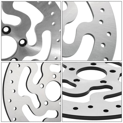 Rear Brake Disc Rotors & Bolts for Harley Touring Electra Road Glide
