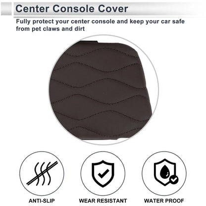 Center Console Cover with Storage Bag for BMW X5 G05 (2019 - 2023) Dark Brown
