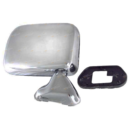 LH Chrome Side Door Mirror for Toyota Hilux (1983–2004)