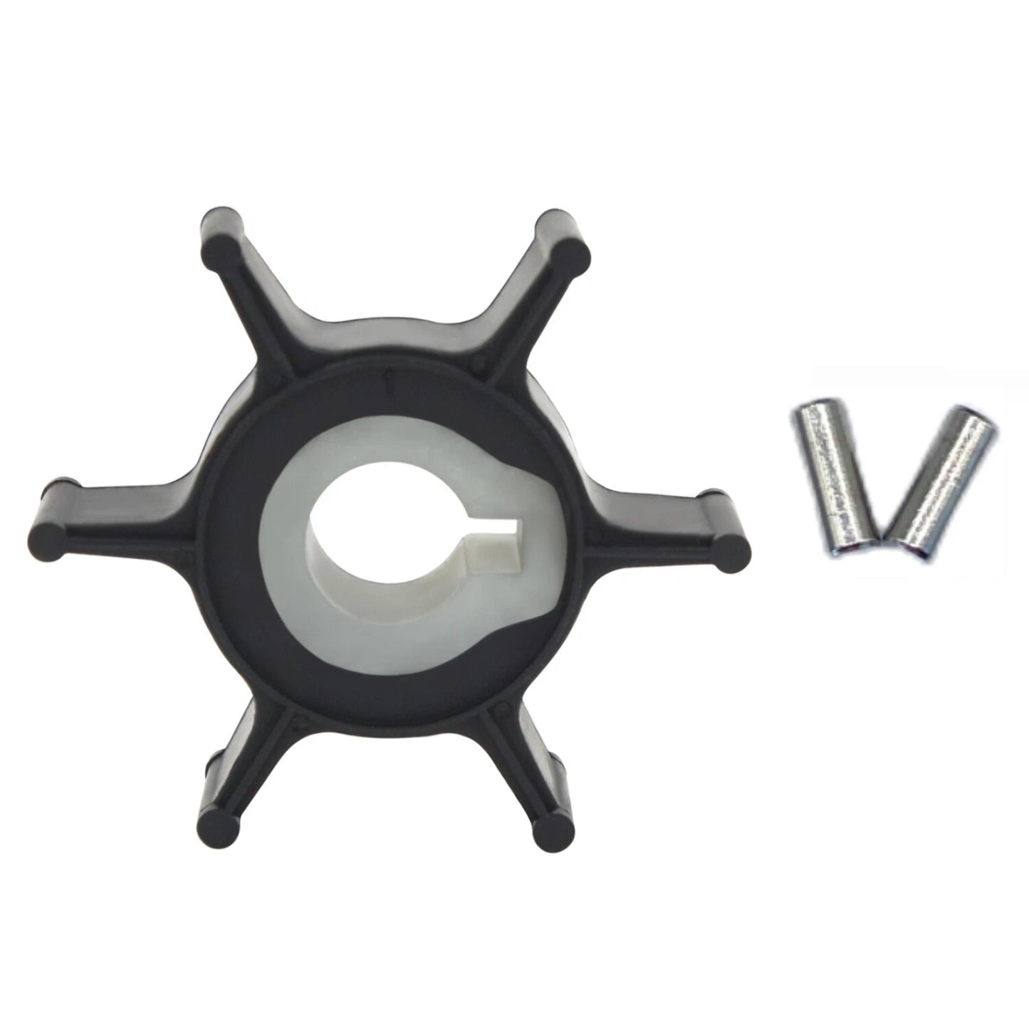 Water Pump Impeller and Pin for Yamaha Outboard (2hp 2-Stroke)