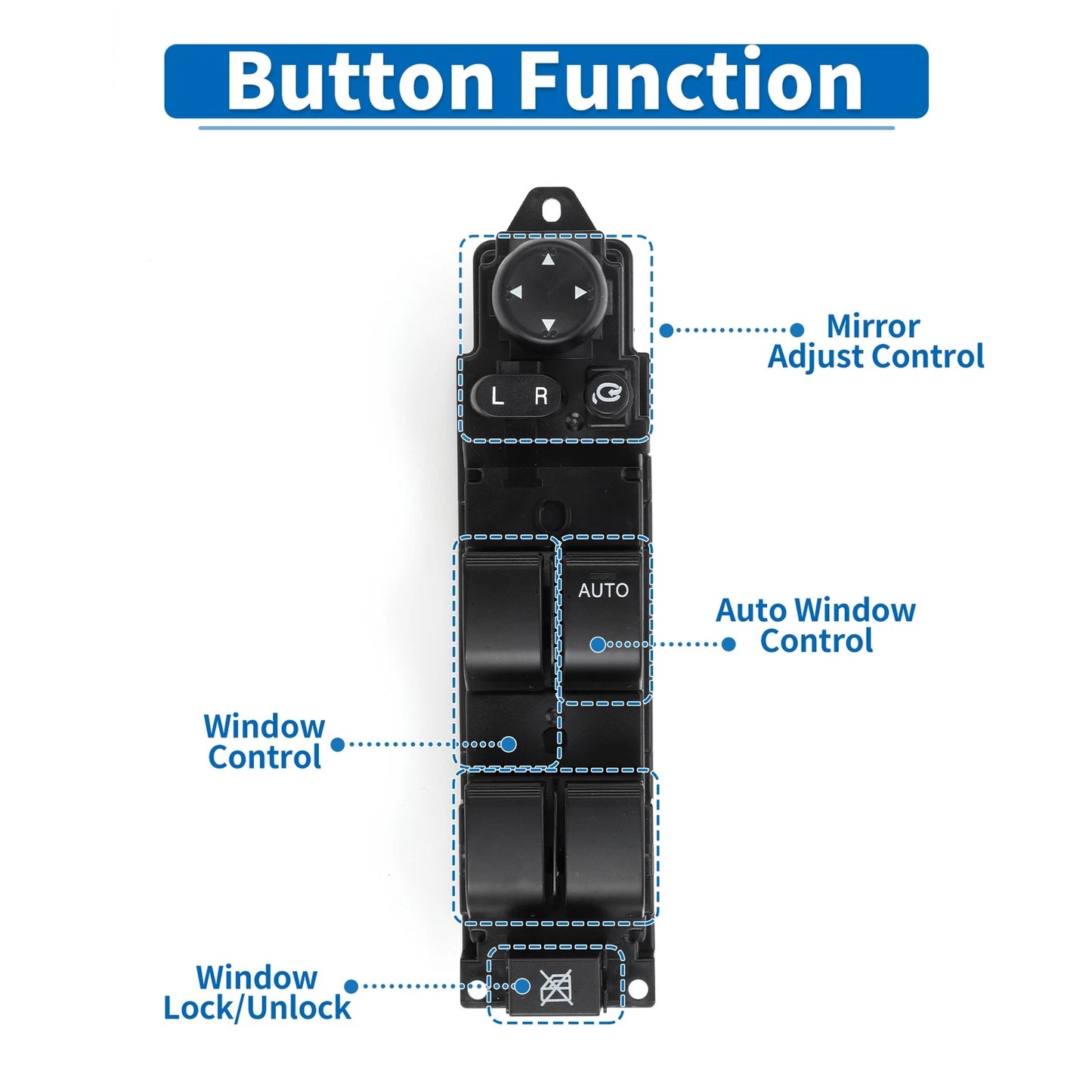 Power Window Switch for Mazda 2 6 (2008–2012)