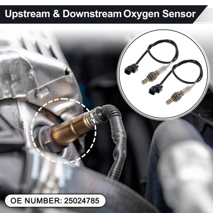 Set of 2 Upstream & Downstream Oxygen Sensors for Honda Accord V6 (2008–2011) No. 250-24785