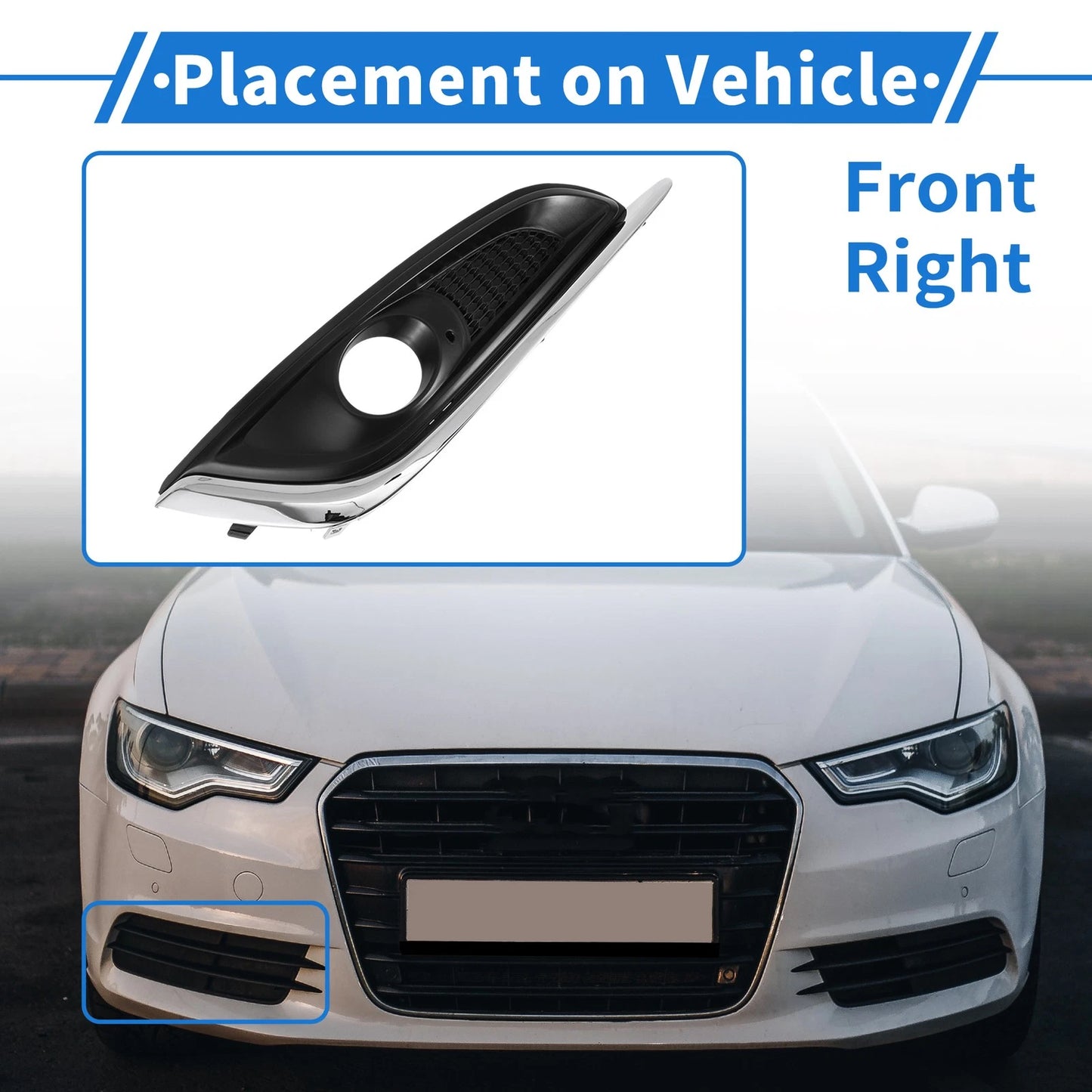 1 Pc Fog Light Grill for Buick Regal (2014–2017) No. 23144350