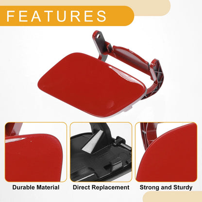 Front Left Washer Nozzle Cover Cap for Audi Q5 (2013–2017) Red