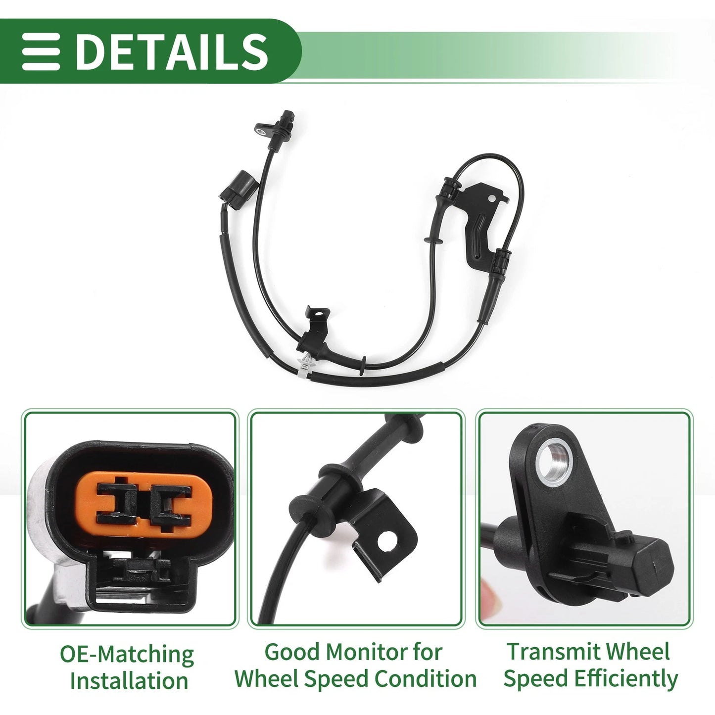 ABS Wheel Speed Sensor No. 95670C9000 for Hyundai Ix25 (2014–2015)