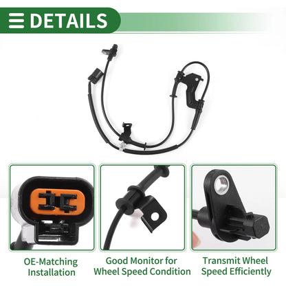 ABS Wheel Speed Sensor No. 95670C9000 for Hyundai Ix25 (2014–2015)