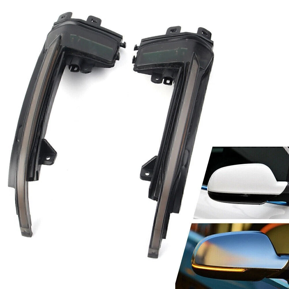 2Pcs Carbon Fiber Gear Shift Side Panel Cover Trim for Audi A4 B9 (2017–2020)