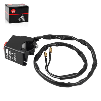 Left Kill Switch Assembly for Suzuki QuadRunner 50 (1984–2005)