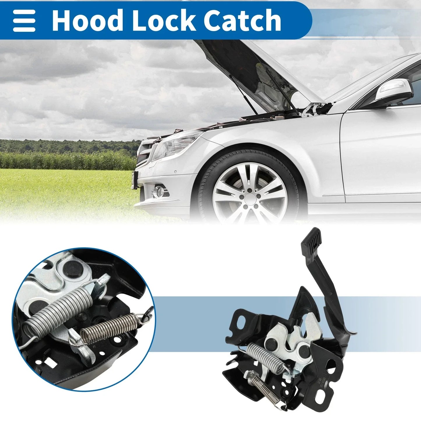 Hood Latch Assembly for Honda Fit (2015-2020) 1 x Pcs