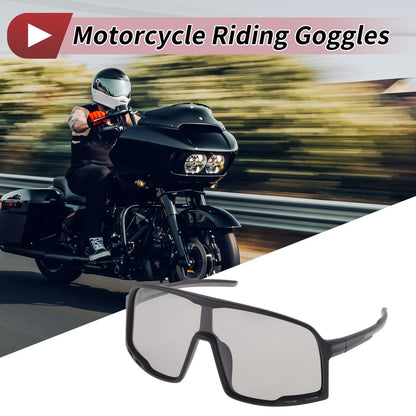 Set of 1 Motorcycle Riding Goggles for Universal Fit (UV400)