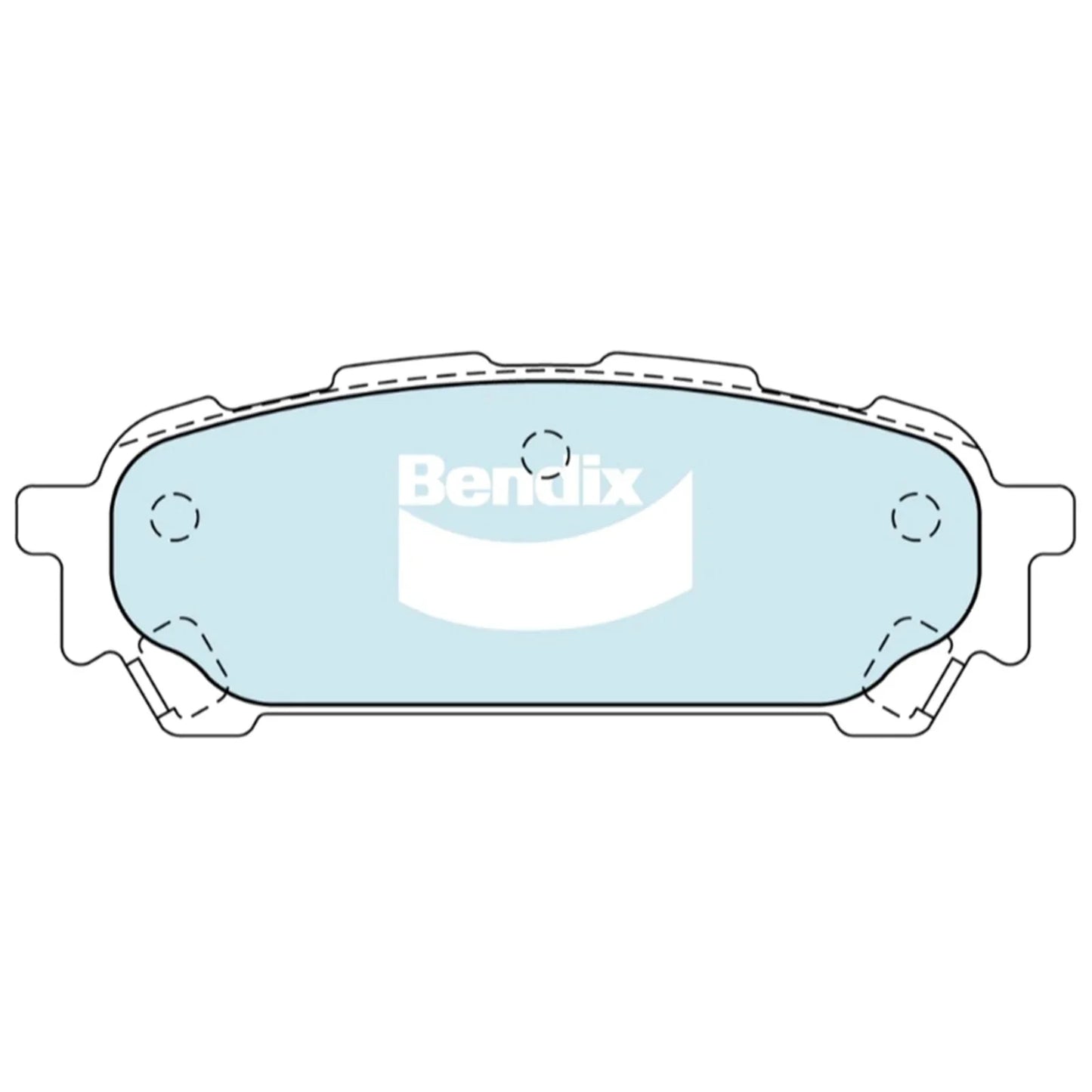GCT Rear Disc Brake Pad Set for Subaru Impreza (2003-2006)