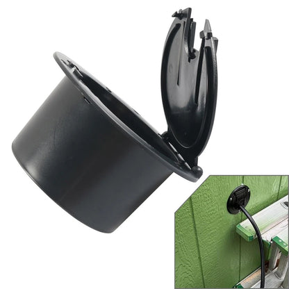 Round Electric Power Cord Cable Hatch Cover for Universal RV Camper Trailer