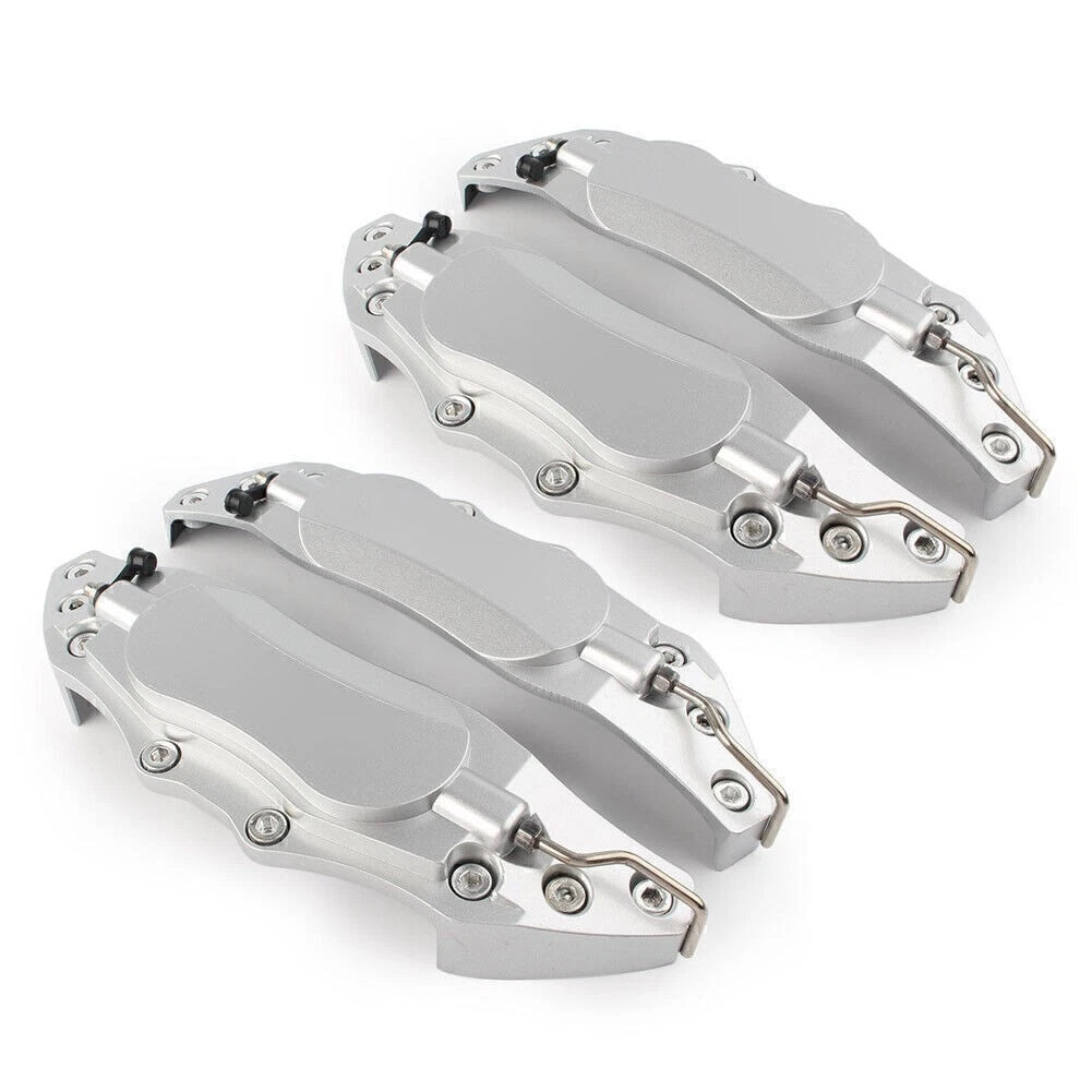 Set of 4 Metal 3D Brake Caliper Covers for Universal Fit (10.5")