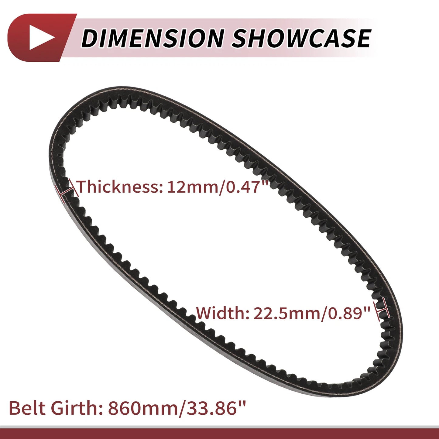 Drive Belt V-Belt for Yamaha Majestic YP (250CC 257CC 260CC)