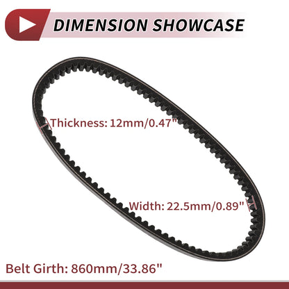 Drive Belt V-Belt for Yamaha Majestic YP (250CC 257CC 260CC)