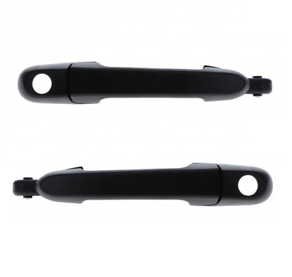 Outer Door Handle Set Front Left & Right Primed Black for Hyundai Accent (2005–2009)
