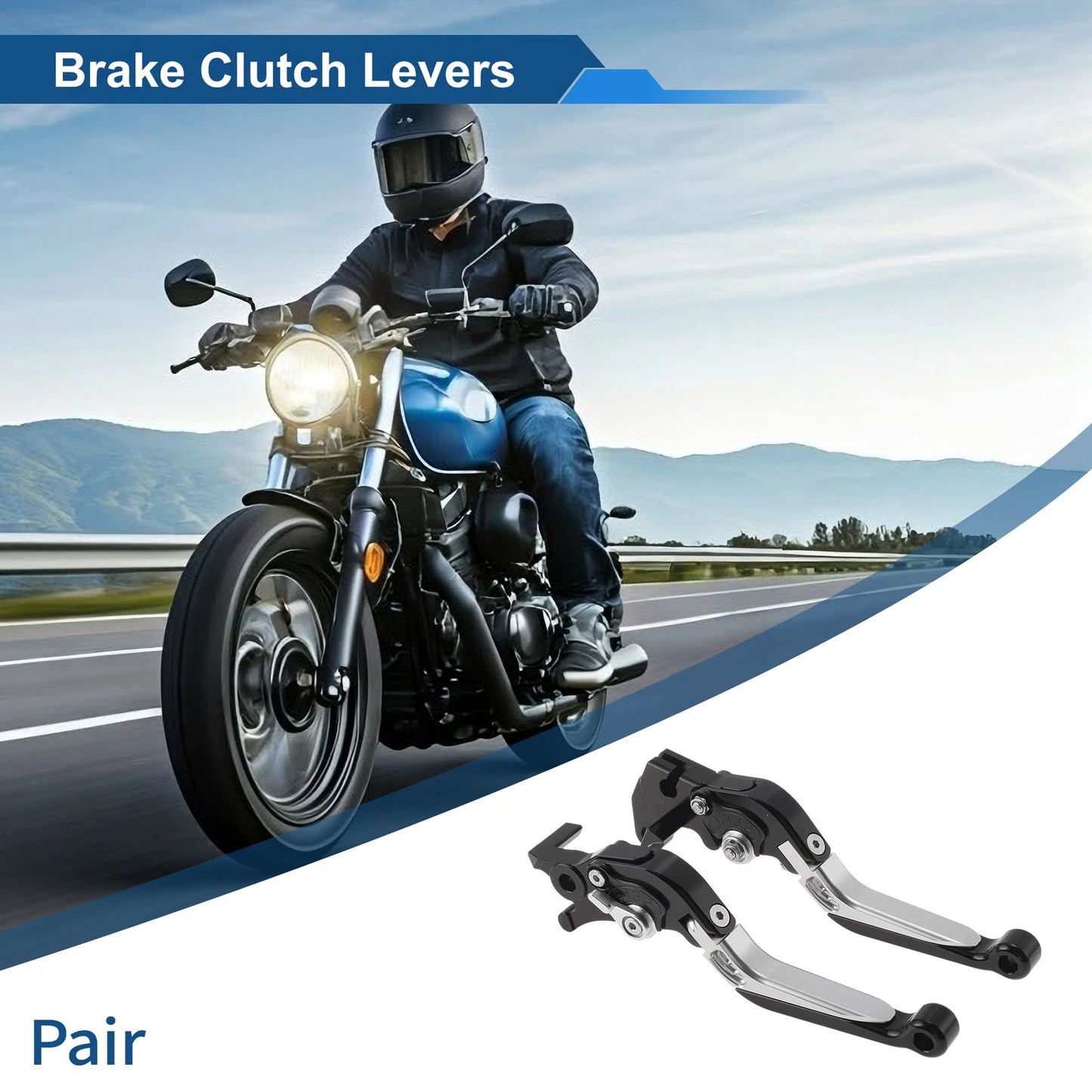 Adjustable Brake Clutch Lever Set for Yamaha MT125 (2014–2021)