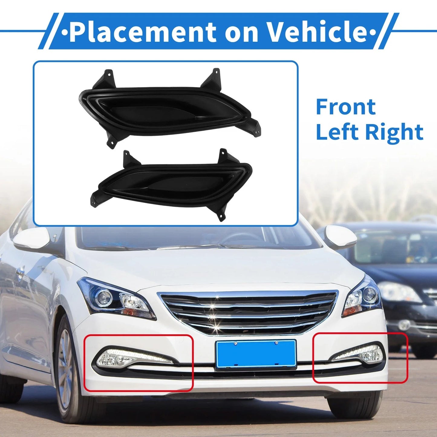 Fog Light Grill for Hyundai Sonata (2011-2013)
