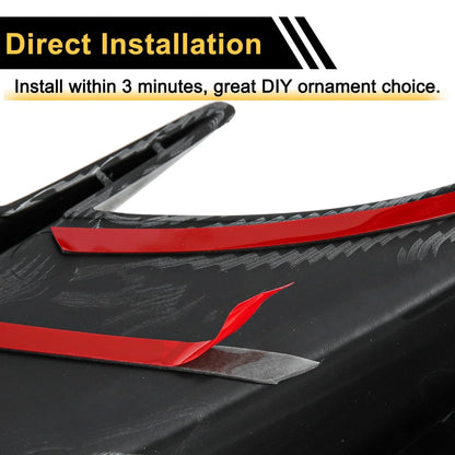 Pair Rear Bumper Spoiler for BMW 3 Series G20 330i 330e M340i (2019-2022)