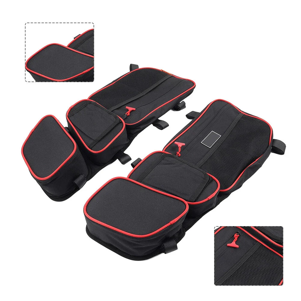 Front Side Door Storage Bags w/ Knee Pad for Can-Am Maverick X3 Turbo (17-24)