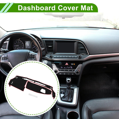Dashboard Cover for Suzuki WagonR MH35S/MH55S (2013–2022) Black Red Anti-Slip