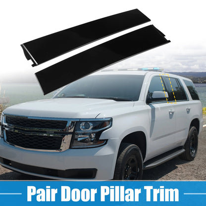 Pair Door B Pillar Trim Panel for Cadillac Chevy