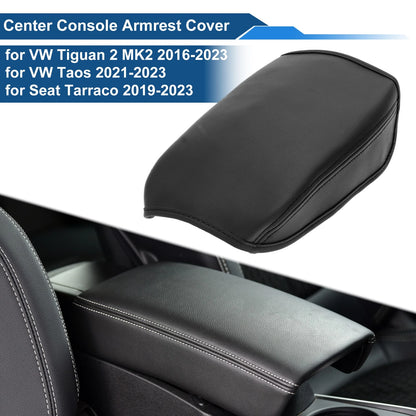 Armrest Cover for VW Tiguan 2 MK2 (2016–2023) Anti-Scratch Black