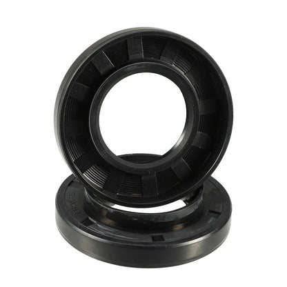 2 x Engine Crankshaft Oil Seals for Lexus GS300 (1993-2005) Black