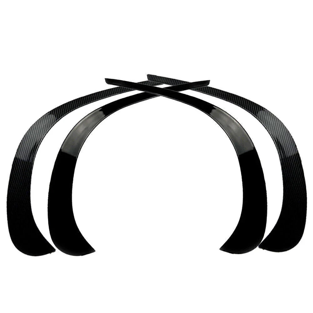 Black Front Bumper Spoiler Trim Cover for Benz GLC X253 (2020-2021)