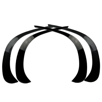 Black Front Bumper Spoiler Trim Cover for Benz GLC X253 (2020-2021)