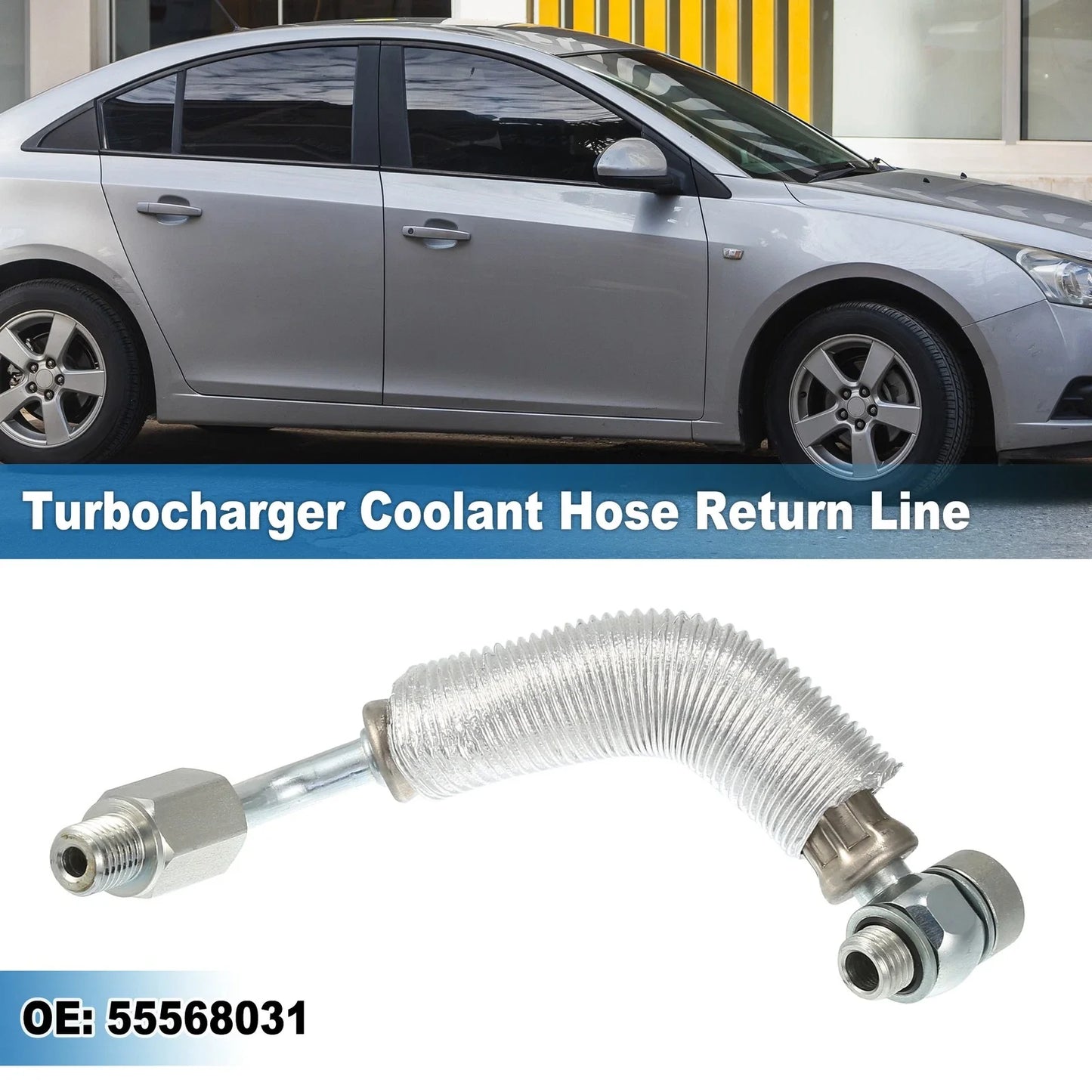 Turbocharger Coolant Hose Return Line for Chevy Cruze Sonic Trax (2011-2020)