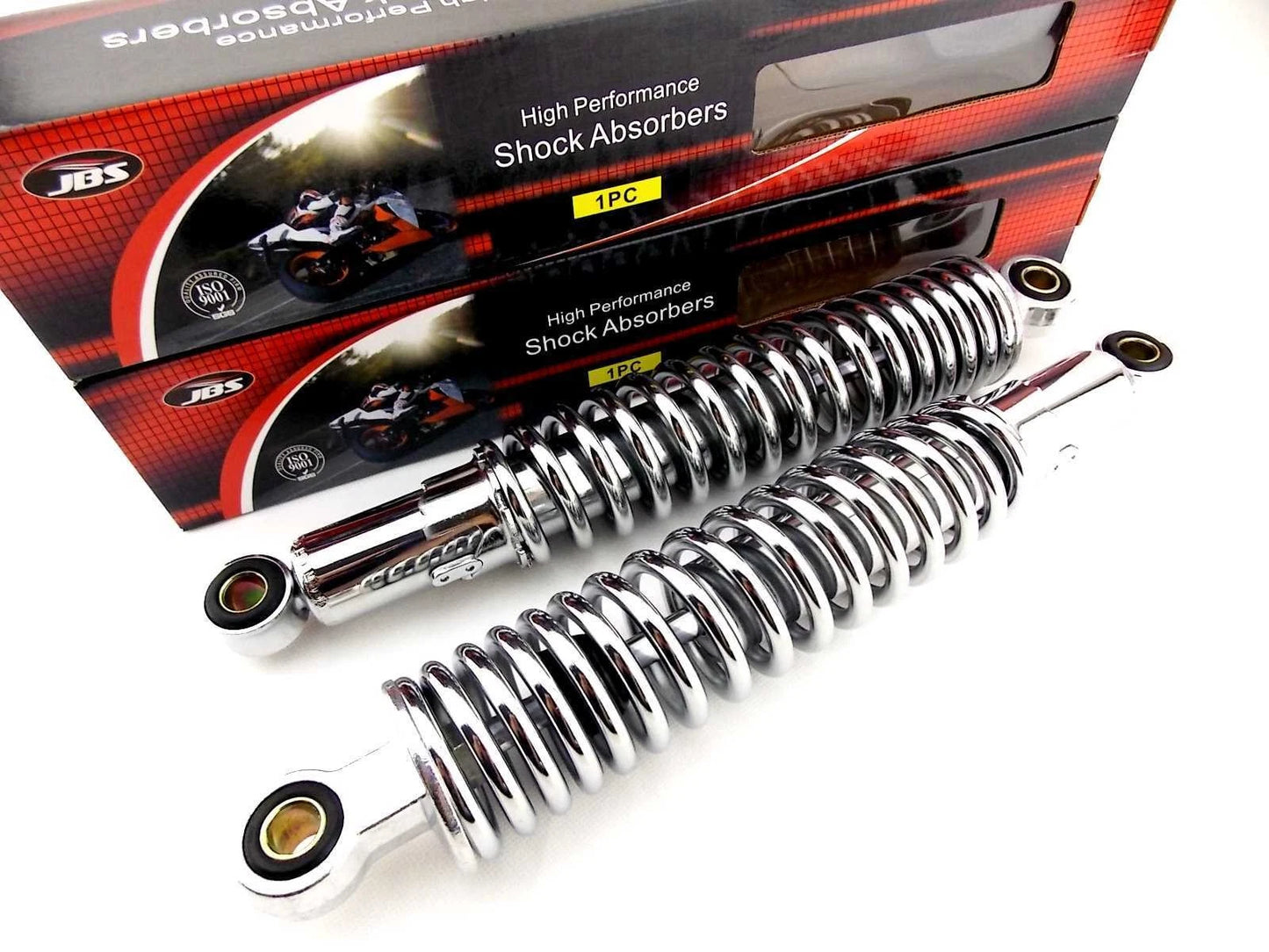 325mm JBS Chrome Rear Shock Absorbers for Kawasaki KZ650
