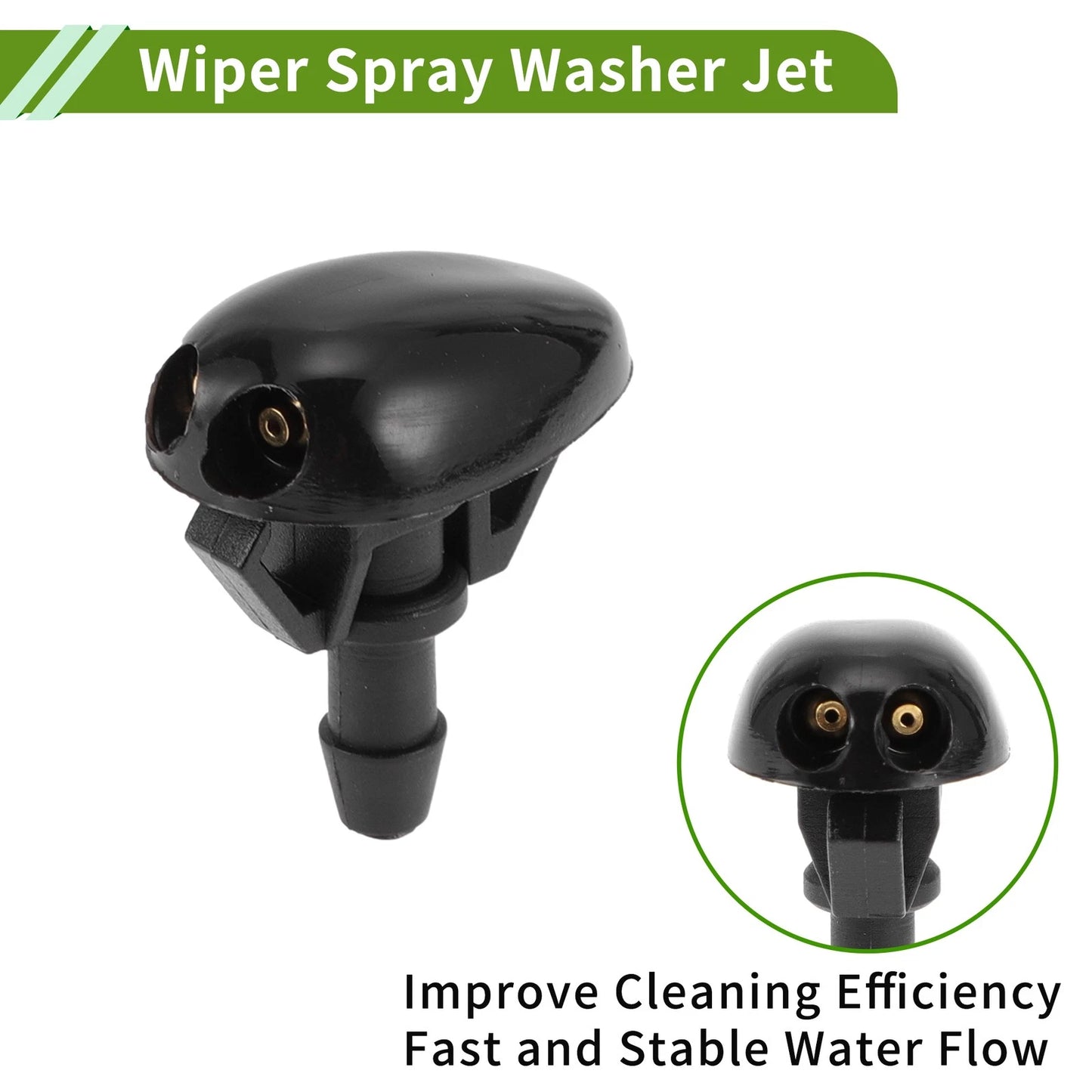 Windshield Washer Nozzle with Hose Connector for Nissan (No. 289313S500)