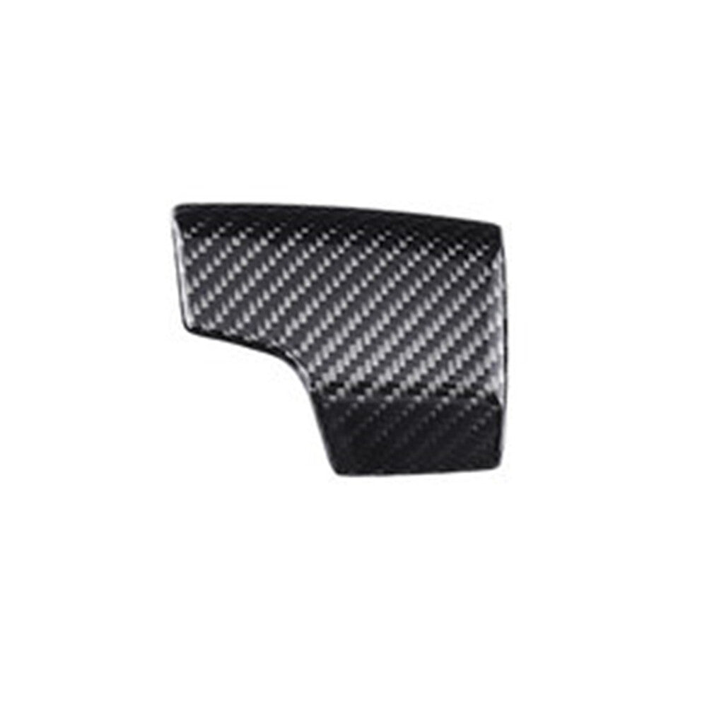 Carbon Fiber Gear Shift Knob Cover for Audi Q8 (2021), A6 (2019–2021), A7
