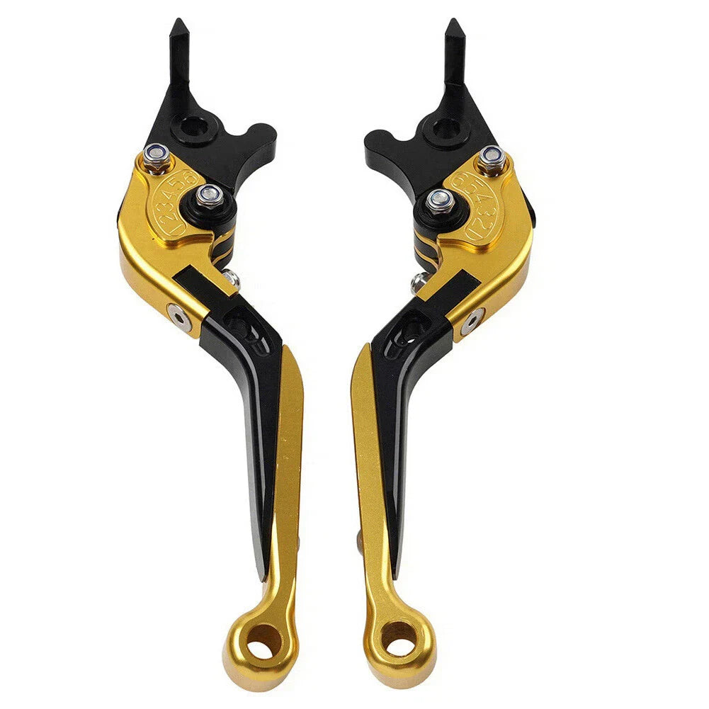 Gold Extendable Brake Clutch Levers for BMW F900R F900XR F750GS F850GS (2019-2023)