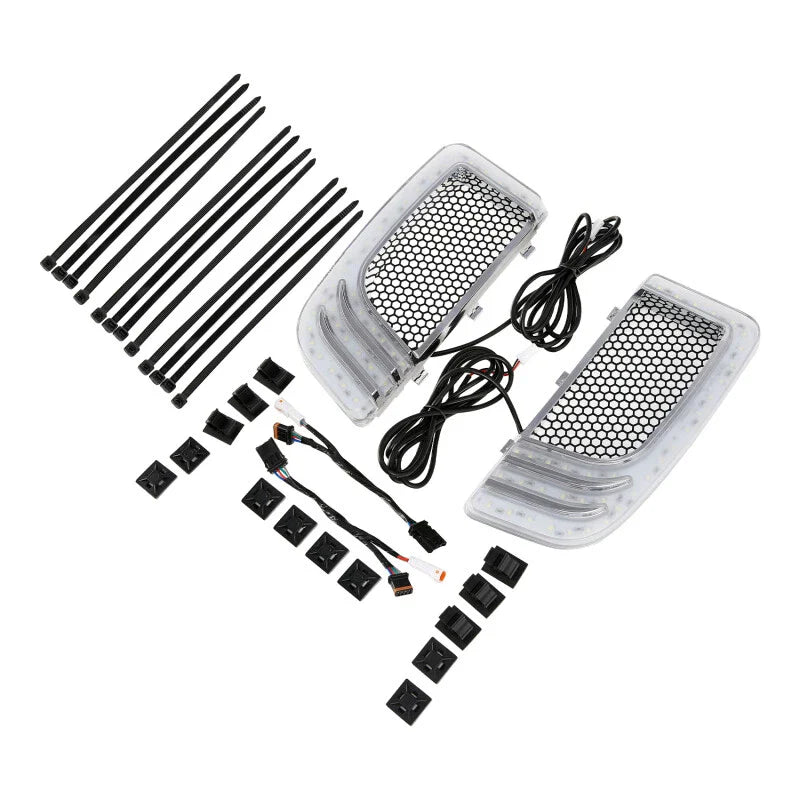 LED Turn Signals & Lower Grilles for Harley Street Road Glide (2014-2023)