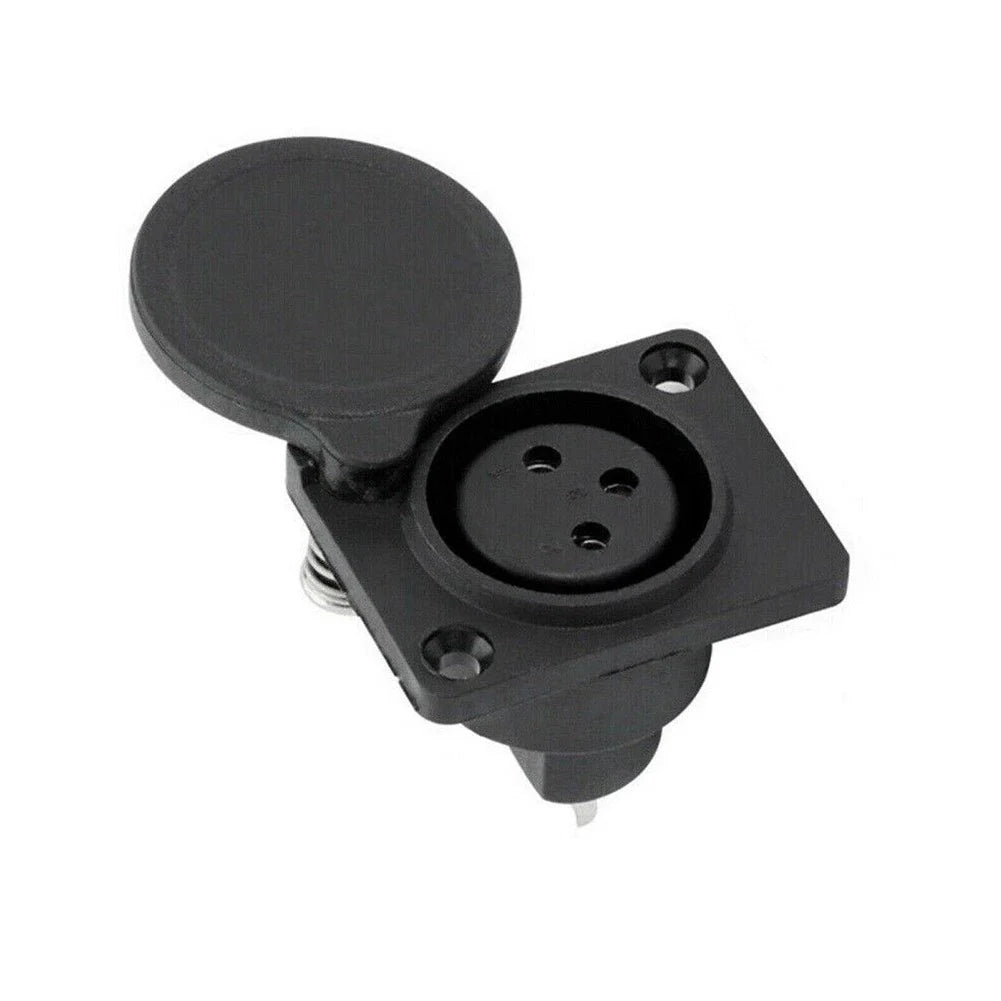ABS Plastic Shell XLR 3-pin Socket Charging Port for Auto Make Model