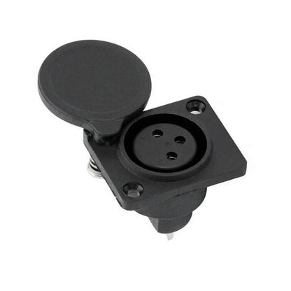 ABS Plastic Shell XLR 3-pin Socket Charging Port for Auto Make Model