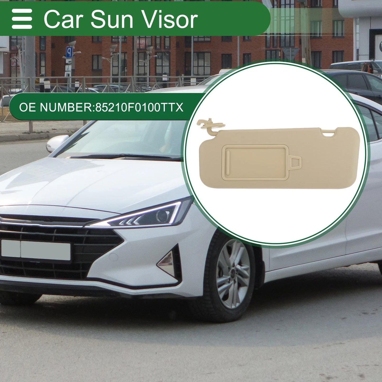 Car Sun Visor for Hyundai Elantra AD 2016-2019 Left Driver Side