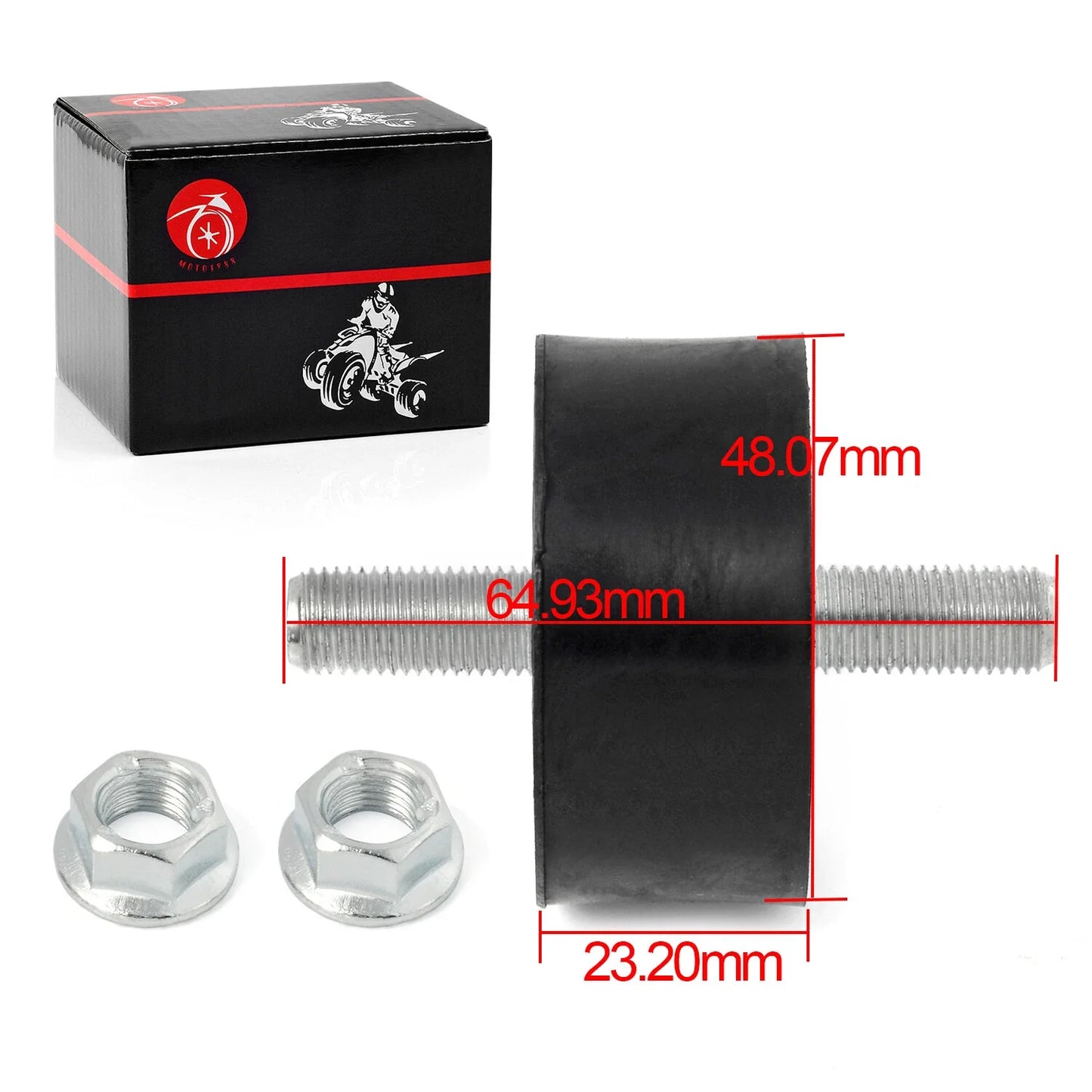 2 x Engine Isolator Mount for Polaris Scrambler Ranger