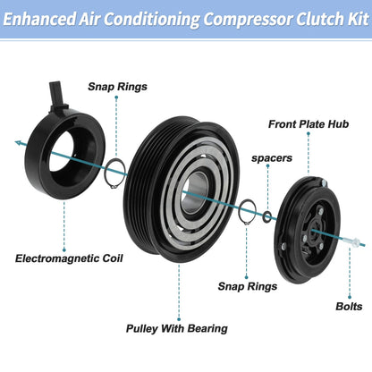 AC Compressor Clutch Kit for Chrysler Pacifica Voyager (CVC)