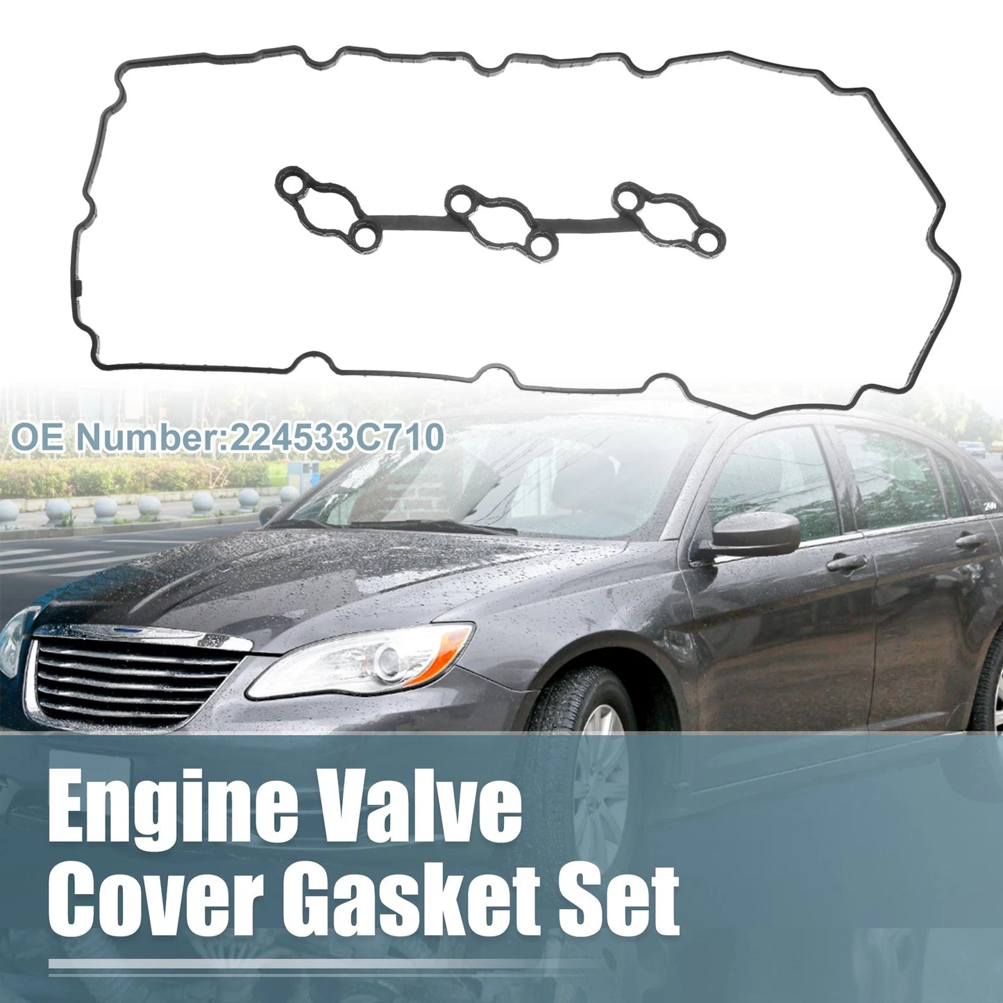 Left Side Valve Cover Gasket Set for Hyundai (No. 224533C710)